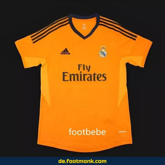 Real Madrid Torwarttrikot 2023/2024 – Orange | Authentisches Fußballtrikot | Herren | Nike | Fussballtrikots günstig kaufen