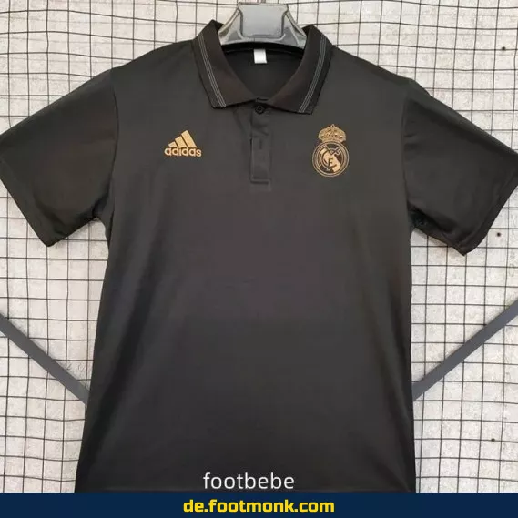 Real Madrid Polo Trikot 2024/2025 – Herren Fußballtrikot Nike Schwarz – Authentisches Vereinstrikot