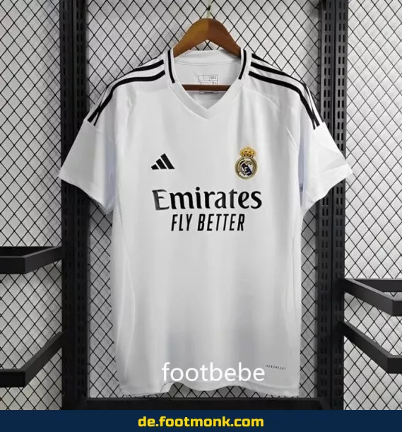 Real Madrid Heimtrikot 2024/2025 weiß – Authentisches Fußballtrikot für Herren, Damen & Kinder | Nike Vereinstrikot | Personalisierbar mit Nummer & Name