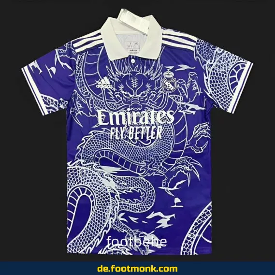 Real Madrid Trikot 2024/2025 – Exklusive Dragon Violet Edition | Herren Damen Kinder | Authentisches Vereinstrikot | Nike/Adidas | Personalisierbar | Limitierte Kollektion