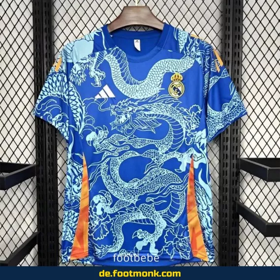 Real Madrid Dragon Blau Trikot 2024/2025 – Authentisches Fußballtrikot für Herren, Damen & Kinder | Günstig online kaufen | Personalisierbar mit Nummer & Name