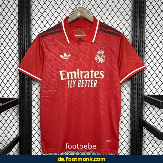 Real Madrid Heimtrikot 2024/2025 – Rot | Authentisches Fußballtrikot | Herren, Damen & Kinder | Nike/Adidas | Personalisierbar | Günstig online kaufen