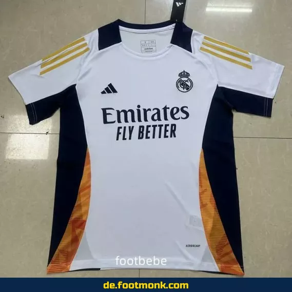 Real Madrid Trainings-Trikot 2025/2026 weiß – Herren Fußballtrikot günstig online kaufen | Nike/Adidas Vereinstrikot | Personalisierbar