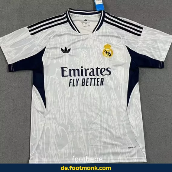 Real Madrid Retro Trikot 2025/2026 weiß – Authentisches Fußballtrikot Herren/Damen/Kinder | Nike/Adidas | Personalisierbar | Vintage Look