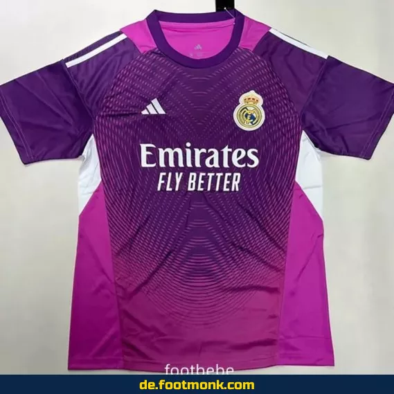 Real Madrid Torwarttrikot 2025/2026 – Violet – Authentisches Fußballtrikot – Herren/Damen/Kinder – Nike/Adidas – Günstig online kaufen