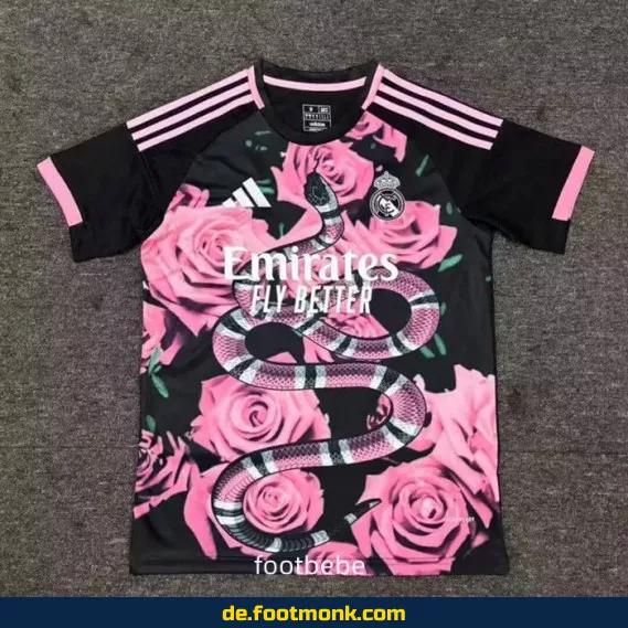 Real Madrid Heimtrikot 2025/2026 – Serpent Rose | Authentisches Fußballtrikot für Herren, Damen & Kinder | Nike/Adidas Vereinstrikot | Personalisierbar mit Nummer & Name | Günstig online kaufen