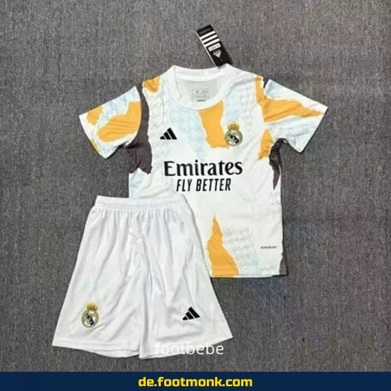 Real Madrid Kinder Trainings-Trikot 2024/2025 – Günstige Fußballtrikots online kaufen | Nike/Adidas Vereinstrikots | Personalisierbar mit Nummer & Name