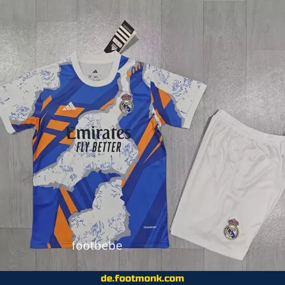 Real Madrid Kinder Trikot 2025/2026 – Limitierte Blaue Sonderedition | Günstige Fußballtrikots online kaufen