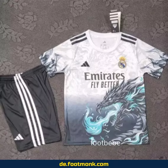 Real Madrid Kinder Fußballtrikot 2025/2026 – Dragon B – Günstige Fussballtrikots online kaufen