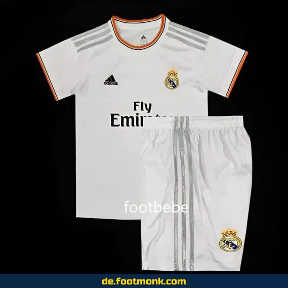 Real Madrid Vintage Kinder Fußballtrikot 2013/2014 Heim – Authentisches Retro Trikot für Jungen & Mädchen – Günstige Fussballtrikots Online Kaufen
