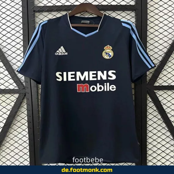 Real Madrid Vintage Trikot 2003/2004 Auswärts – Authentisches Retro Fußballtrikot für Herren