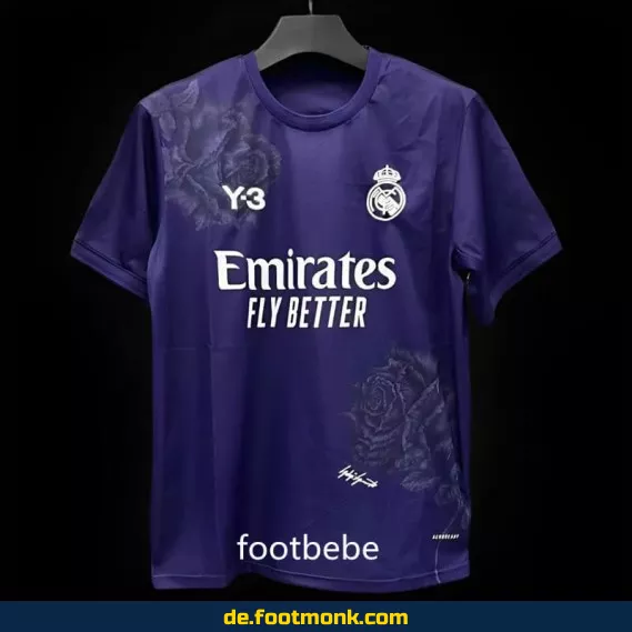 Real Madrid Y3 Trikot 2024/2025 – Violet – Authentisches Fußballtrikot Herren/Damen/Kinder | Günstig Online Kaufen | Fussballtrikots Shop