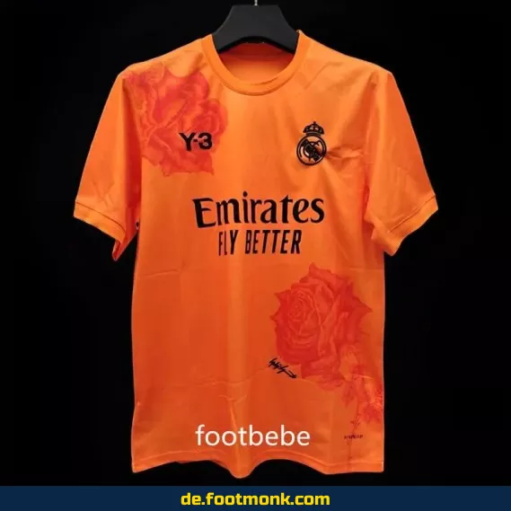 Real Madrid Y3 Trikot 2024/2025 – Orange | Authentisches Fußballtrikot für Herren & Damen | Günstige Fussballtrikots online kaufen