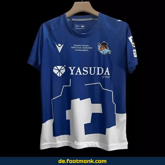 Real Sociedad Chillida Trikot 2024/2025 – Limitierte Sonderedition | Herren, Damen & Kinder | Authentisches Vereinstrikot | Fußballtrikot online kaufen
