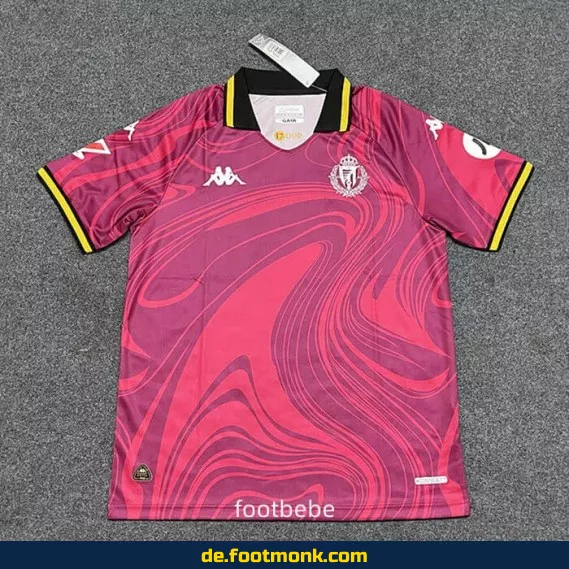 Real Valladolid Trikot 2024/2025 – Rot-Rosa | Fußballtrikot Herren/Damen/Kinder | Günstige Vereinstrikots | Personalisierbar | Nike/Adidas | Fussballtrikots Online Kaufen