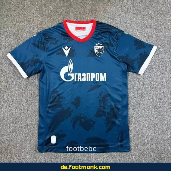 Red Star Belgrade Auswärtstrikot 2025/2026 – Authentisches Fußballtrikot Herren/Damen/Kinder | Günstige Vereinstrikots | Nike/Adidas | Personalisierbar mit Nummer & Name
