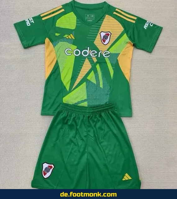 River Plate Torwarttrikot Kinder 2024/2025 – Grünes Fußballtrikot für Jungen & Mädchen | Günstige Vereinstrikots online kaufen