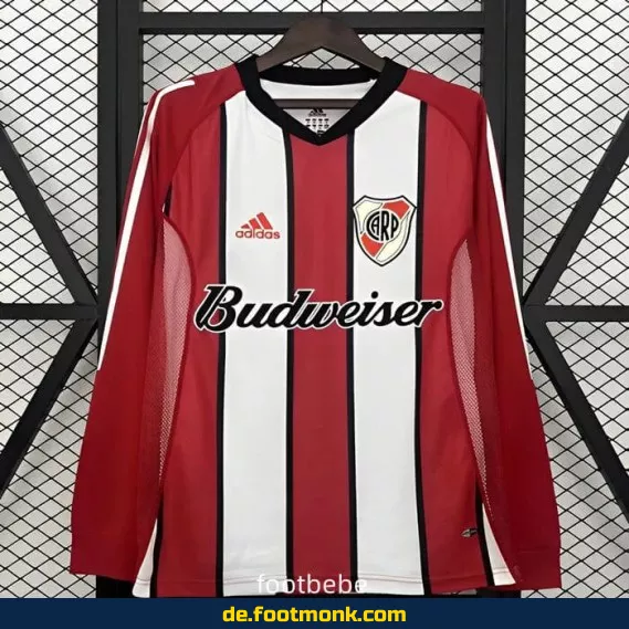River Plate Vintage Trikot 2003/2004 Heim Herren Langarm – Authentisches Retro Fußballtrikot