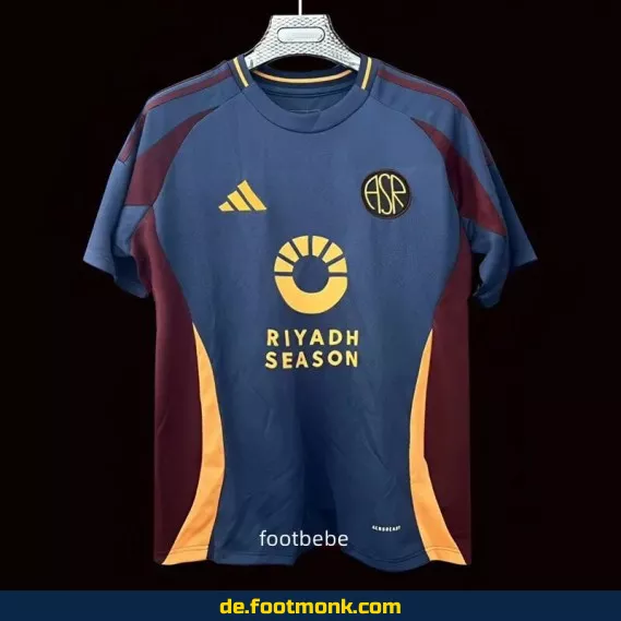 AS Rom Trikot 2024/2025 Auswärts – Fußballtrikot Herren/Damen/Kinder – Günstig Online Kaufen | Personalisierbar