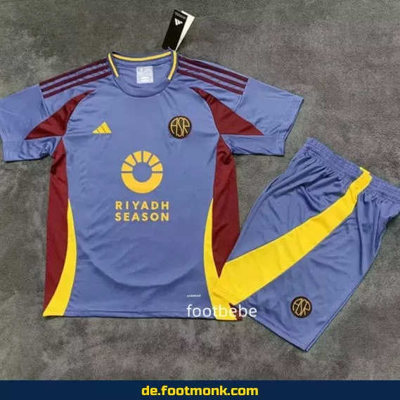 Fußballtrikot Kinder AS Rom Auswärts 2024/2025 – Günstig Online Kaufen | Personalisierbar