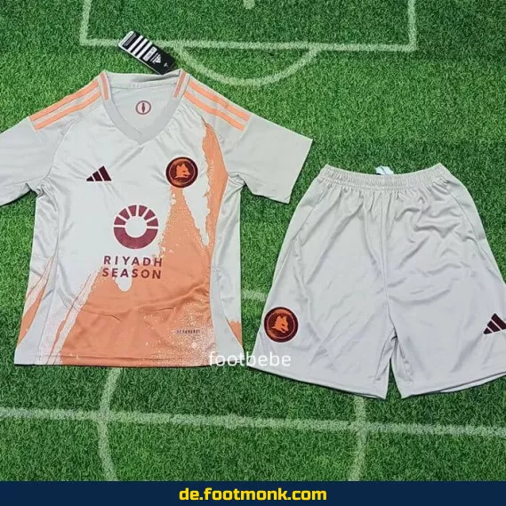 AS Rom Kinder Fußballtrikot 2024/2025 Auswärts – Günstige Fussballtrikots Online Kaufen