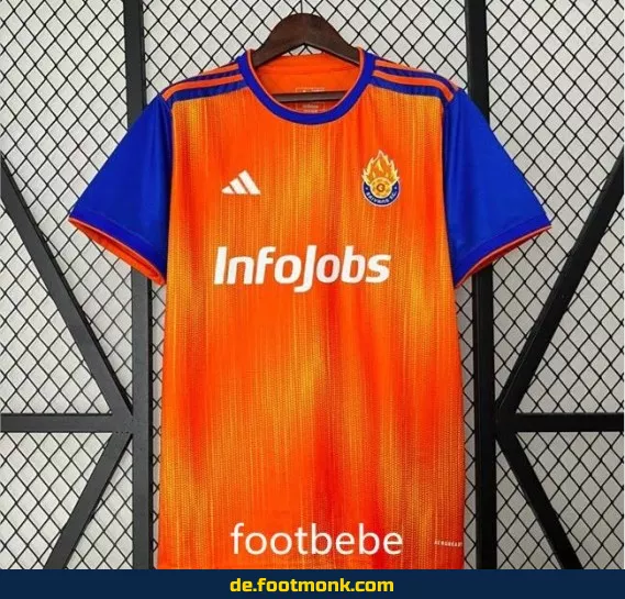 SAIYANS FC Heimtrikot 2024/2025 – Orange | Fußballtrikot Herren/Damen/Kinder | Günstige Vereinstrikots | Personalisierbar | Nike/Adidas Alternative