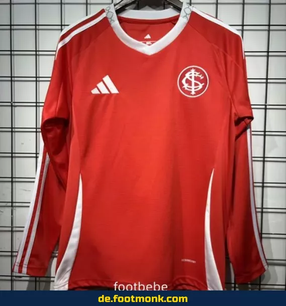SC Internacional Heimtrikot 2025/2026 Langarm – Authentisches Fußballtrikot für Herren | Fußballtrikots günstig online kaufen