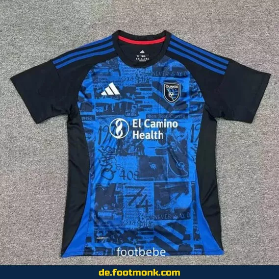 San Jose Earthquakes Heimtrikot 2025/2026 – Authentisches Fußballtrikot für Herren, Damen & Kinder | Günstige Vereinstrikots online kaufen | Nike/Adidas | Personalisierbar mit Nummer & Name
