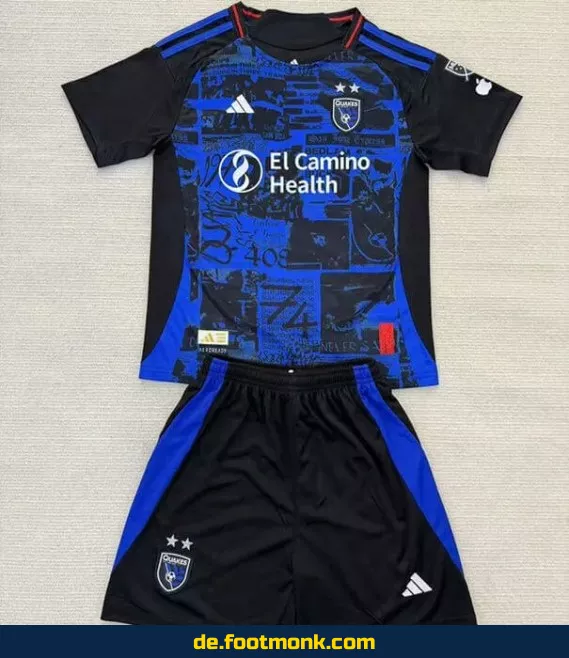 San Jose Earthquakes Heimtrikot Kinder 2025/2026 – Günstige Fußballtrikots online kaufen | Authentisches Vereinstrikot | Nike/Adidas | Personalisierbar