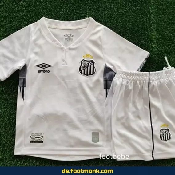 FC Santos Kinder Heimtrikot 2024/2025 – Weiß | Günstige Fußballtrikots online kaufen | Authentische Vereinstrikots für Kinder