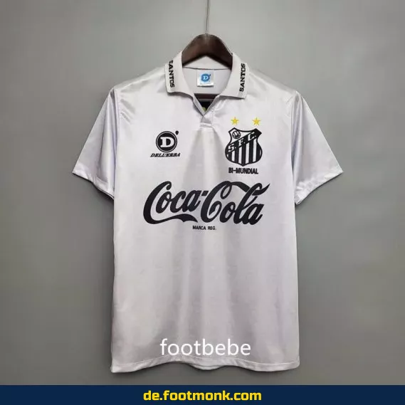 Vintage Fussballtrikot Santos Heim 1993/94 – Retro Fußballtrikot Herren/Damen/Kinder – Authentisches Vereinstrikot