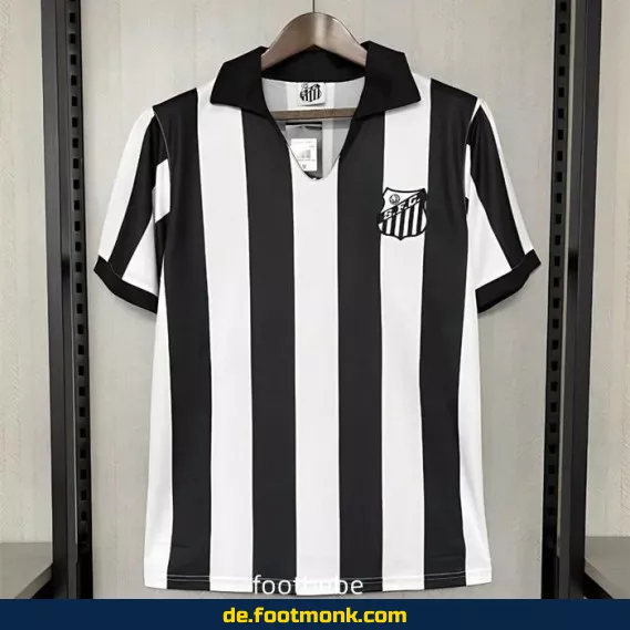 Vintage Santos Fußballtrikot 1956 Auswärts – Retro Vereinstrikot Herren
