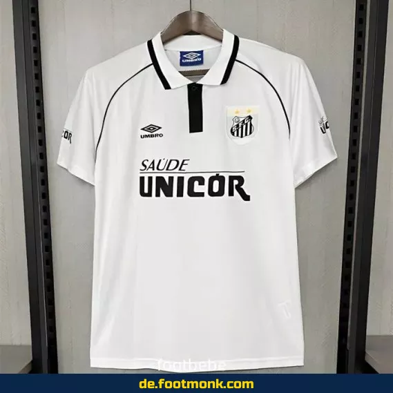 Vintage Fußballtrikot Santos Heim 1997 – Retro Vereinstrikot Herren
