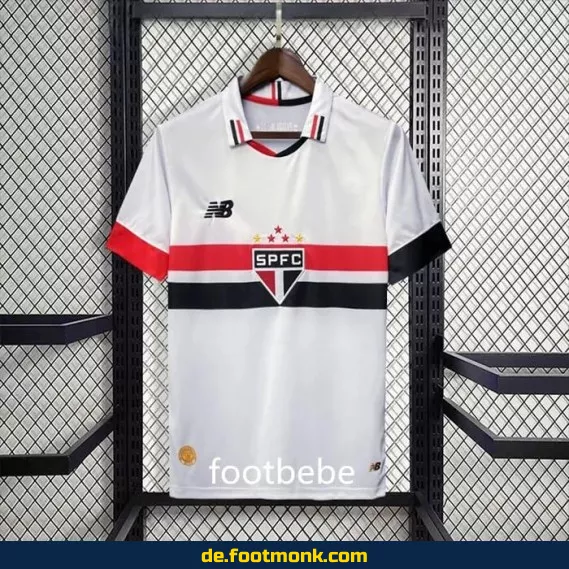 Authentisches São Paulo Heimtrikot 2024/2025 – Weiß | Fußballtrikot Herren/Damen/Kinder | Günstig online kaufen | Personalisierbar mit Nummer & Name