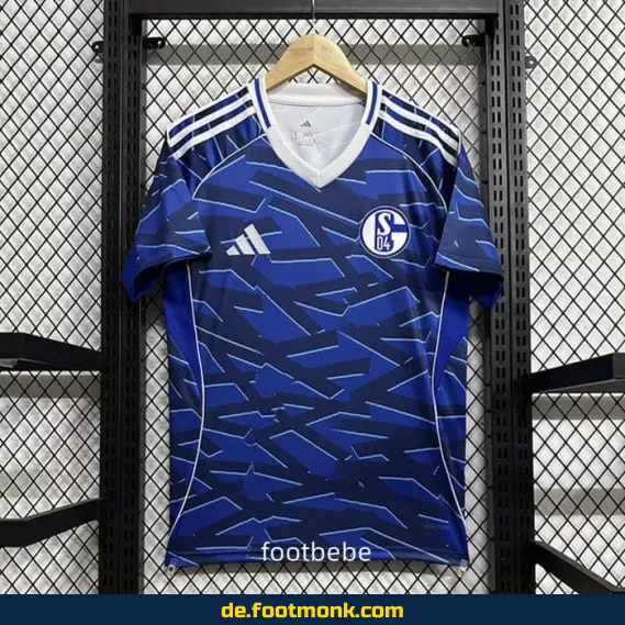 Schalke 04 Trikot 2025/2026 Heim – Authentisches Fußballtrikot Herren/Damen/Kinder | Blaues Vereinstrikot | Bundesliga Trikot | Nike/Adidas | Personalisierbar mit Nummer & Name