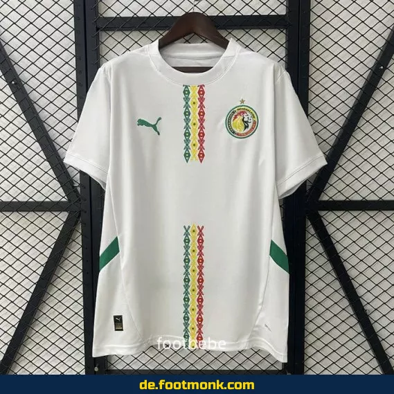 Senegal Heimtrikot 2024/2025 Weiß – Fußballtrikot Herren/Damen/Kinder | Authentisches Fussballtrikot | Nike/Adidas | Personalisierbar