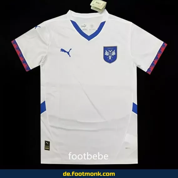 Serbia Auswärtstrikot Euro 2024 Weiß – Offizielles Heimtrikot | Fußballtrikot Herren/Damen/Kinder | Nike/Adidas | Günstig Online Kaufen