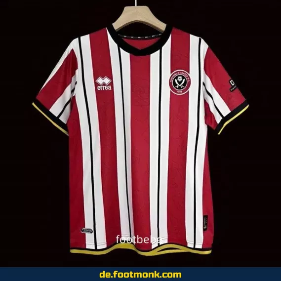 Fußballtrikot Sheffield United 2024/2025 Heim – Authentisches Vereinstrikot für Herren, Damen & Kinder | Günstig online kaufen | Personalisierbar mit Nummer & Name