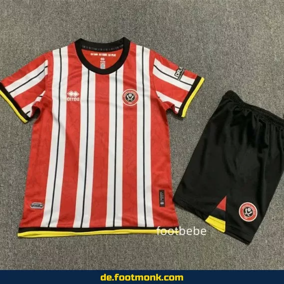 Fußballtrikot Sheffield United Kinder 2024/2025 Heim – Günstige Vereinstrikots online kaufen