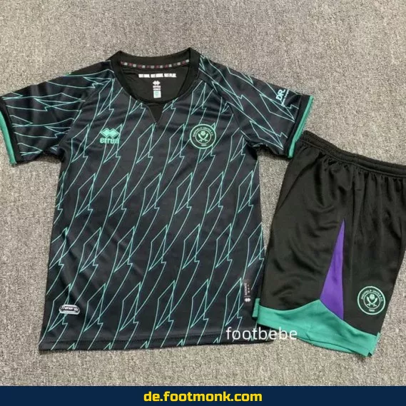 Fußballtrikot Sheffield United Kinder Auswärts 2024/2025 – Günstige Vereinstrikots online kaufen