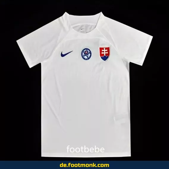 Slovakei Auswärtstrikot EM 2024 Weiß – Fußballtrikot Herren/Damen/Kinder | Günstige Fussballtrikots online kaufen