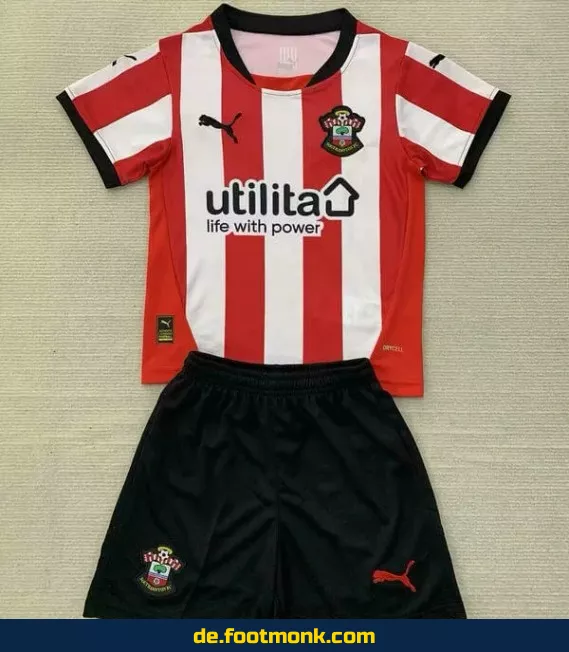 Southampton Heimtrikot Kinder 2024/2025 – Günstige Fußballtrikots online kaufen | Authentisches Vereinstrikot | Personalisierbar