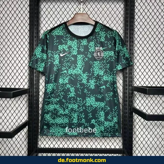 Sporting CP Trainings-Trikot 2024/2025 – Grünes Fußballtrikot für Herren, Damen & Kinder | Günstige Vereinstrikots | Personalisierbar