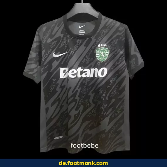 Sporting CP Torwarttrikot 2024/2025 schwarz – Authentisches Fußballtrikot für Herren