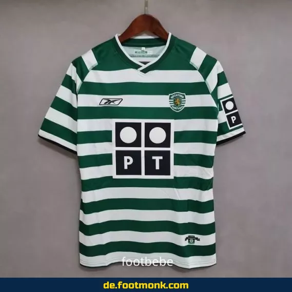 Authentisches Vintage Fußballtrikot Sporting CP Heim 2003/2004 – Retro Vereinstrikot für Herren & Damen