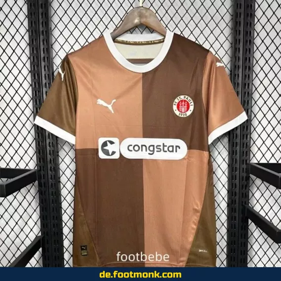 FC St. Pauli Heimtrikot 2024/2025 – Offizielles Fußballtrikot für Herren, Damen & Kinder | Günstig online kaufen | Authentisches Vereinstrikot mit Personalisierungsoption