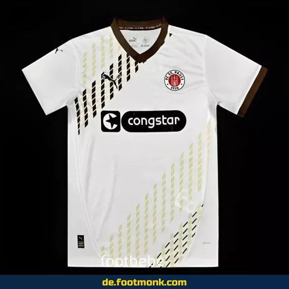 FC St. Pauli Auswärtstrikot 2024/2025 weiß – Fußballtrikot Herren/Damen/Kinder | Günstige & authentische Vereinstrikots | Personalisierbar mit Nummer & Name