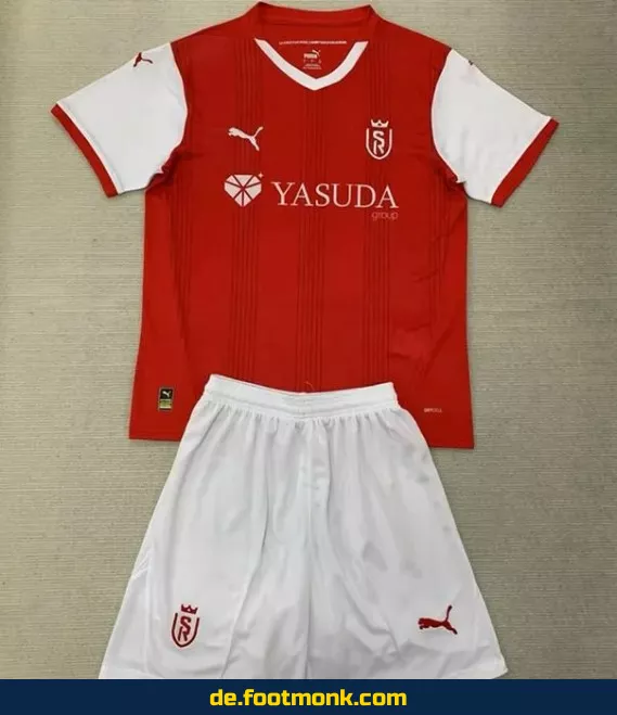 Stade de Reims Heimtrikot Kinder 2024/2025 – Fußballtrikot günstig online kaufen | Authentisches Vereinstrikot für Jungen & Mädchen
