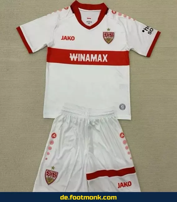 VfB Stuttgart Kinder Heimtrikot 2024/2025 weiß – Günstige Fußballtrikots für Kinder online kaufen