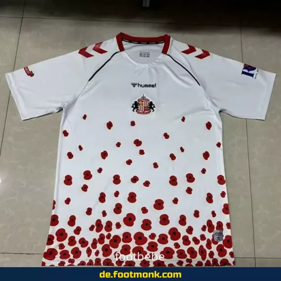 Fußballtrikot Sunderland 2024/2025 Weiß – Limitierte Sonderedition | Herren Damen Kinder | Authentisches Vereinstrikot